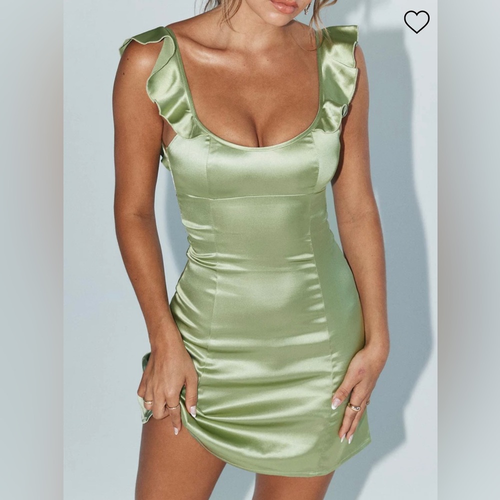 Princess Polly Jordana Mini Dress Green